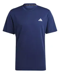 Camiseta Treino Manga Curta Logo-azul adidas