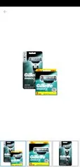 Carga para Aparelho de Barbear Gillette Mach3 - 8 Unidades + Aparelho de Barbear Gillette Mach3