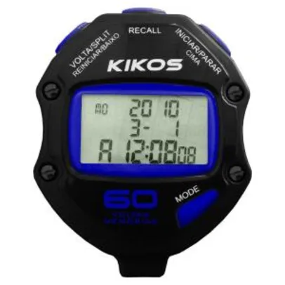 Cronômetro CR60 Kikos Preto - 60 voltas