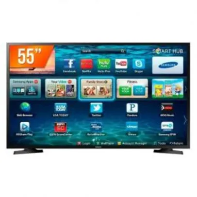 Smart TV LED 55" Samsung UHD 4K LH55BENELGA/ZD | R$21.804