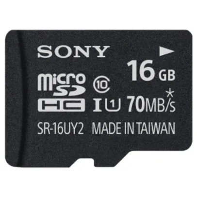 Cartão de Memória Sony Micro SD SR16UY2A/TQ 16 GB