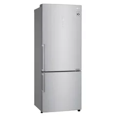 Geladeira LG Bottom Freezer Universe 451 Litros Inox 110V GC-B659BSB