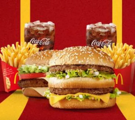 McDonald's Passa no Drive - McOferta Média Big Mac + McOferta Média Big Tasty - R$40