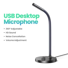 Microfone de mesa USB Ugreen com Redução de ruído ativo 