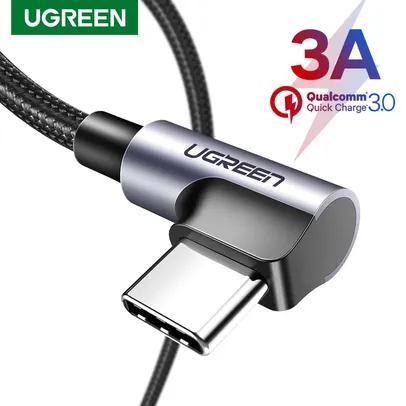 [Novos Usuários] Cabo USB Tipo C 3A 2m Ugreen | R$ 10