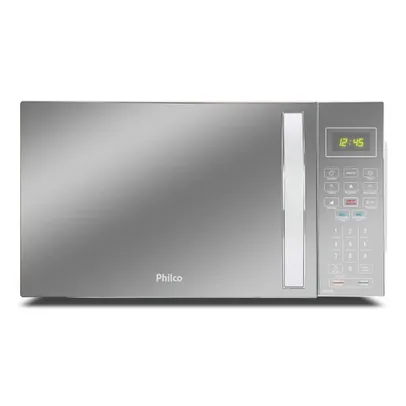 [AME R$ 485] Micro-ondas Philco PMO28E Limpa Fácil 1400W Prata Espelhado 28L 