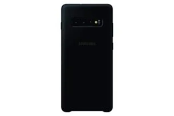 Capa Protetora Silicone Preta Galaxy S10 Plus, Samsung - Frete Grátis_Amazon Prime