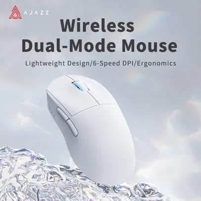 [Taxa inclusa| 44 MOEDAS] Ajazz-Mouse GAMER s/ Fio 16K DPI - AJ199 MC