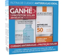 La Roche-Posay Kit  Sérum Anti-Idade + Protetor Solar Anti-Idade Sem Cor FPS50