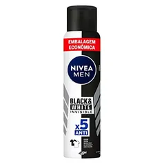 [SUPER/REC] NIVEA Men Desodorante Antitranspirante Aerossol Invisible Black & White 200ml