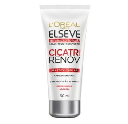 Saindo por R$ 7,99: Leave In Reparador L'Oréal Paris Elseve Cicatri Renov 50ml - Incolor | Pelando