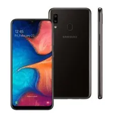 Celular Galaxy A20 Preto 32gb ,