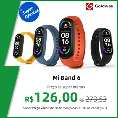 Smartband Xiaomi Mi Band 6 - versão Chinesa