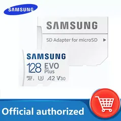 [Conta Nova/ 64Gb] Samsung micro cartão sd evo mais cartão de memória flash 64gb classe 10 UHS-I