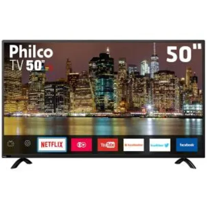 [Ganhe 34 mil Milhas Tudo Azul] Smart TV LED 50" Full HD Philco PTV50E60SN por R$ 1699