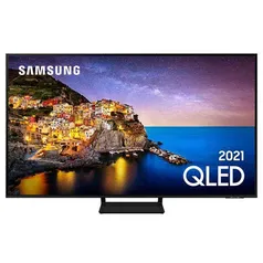 Smart TV 4K Samsung qled 65 com Design Slim, Alexa built in e Wi-Fi - QN65Q70AAGXZD