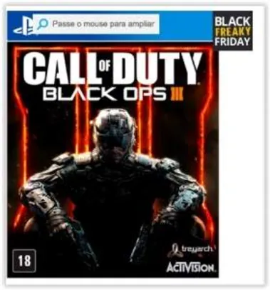 [Submarino] Game - Call Of Duty: Black Ops 3 - PS4 por R$ 171