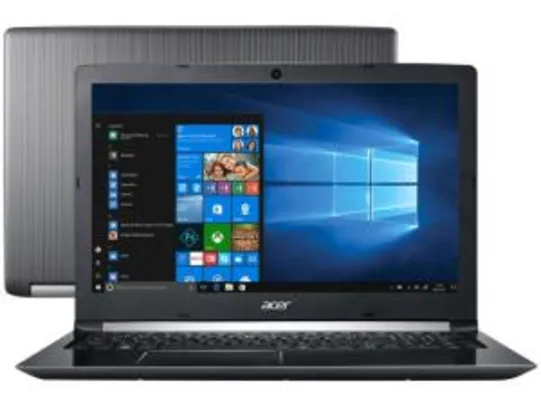 Notebook Acer Aspire 5 A515-51-51UX Intel Core i5 - 8GB 1TB 15,6” HD Windows 10 | R$2069