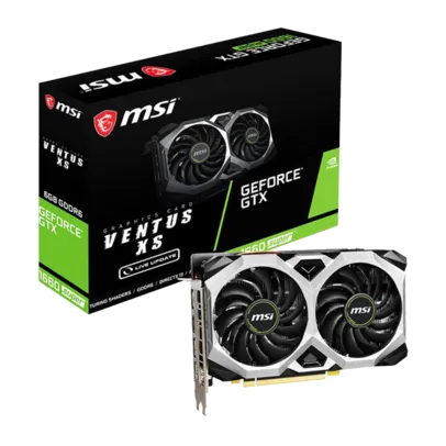 Placa de Vídeo MSI NVIDIA GeForce GTX 1660 SUPER VENTUS XS, 6GB, GDDR6, 192Bits, 912-V375-427