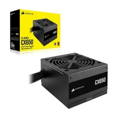 [APP] Fonte Corsair CX Series CX650, 650W, 80 Plus Bronze, Com Cabo, Preto - CP-9020278-BR