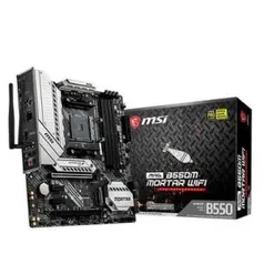 Placa-Mãe MSI MAG B550M Mortar WiFi, AMD AM4, mATX - R$1200