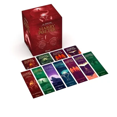 Box Harry Potter Premium Vermelho (7 Livros Em Capa Dura Com Brindes: Porta Copos + Marcadores) - 1ª Ed.