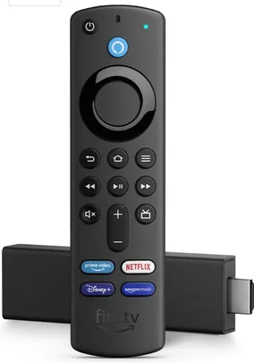 Fire TV Stick 4K com Controle Remoto por Voz com Alexa | Dolby Vision | R$427