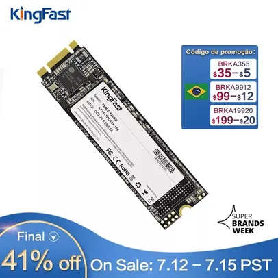 SSD KINGFAST M.2 SATA 1TB | R$458