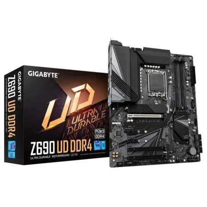 Placa-Mãe Gigabyte Z690 UD, Intel LGA 1700, ATX, DDR4, M.2 NVMe, (rev. 1.0)