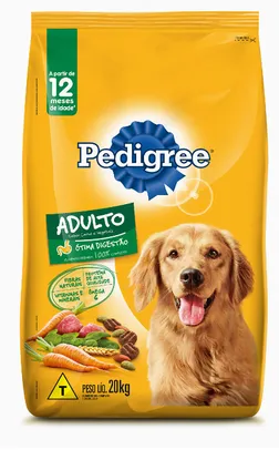 [PRIME] Ração Para Cães Pedigree Carne e Vegetais Raças Médias e Grandes 20kg | R$171