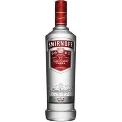 Vodka Smirnoff 600ml por R$ 16