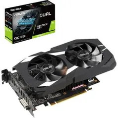 [APP+Cc Submarino] Placa de Vídeo 1660 TI Asus Geforce Dual OC 6GB DDR6 192 Bits - Dual-GTX 1660TI-O6G