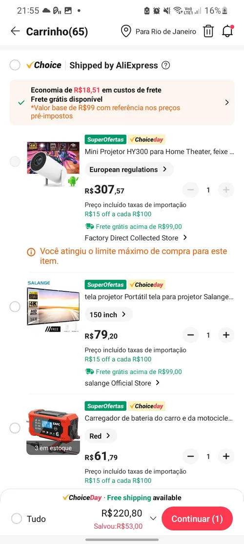 Imagen na descrição da promoção