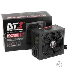 Fonte de alimentação PSU DT3sports BX700 80Plus Bronze | R$450