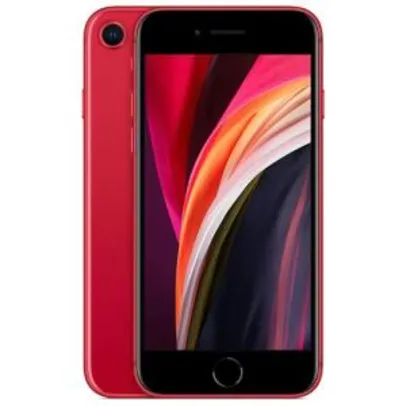 iPhone SE Apple 64GB RED, Tela Retina HD de 4.7”, Câmera Traseira 12MP | R$ 2650