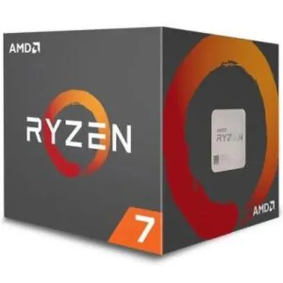 Processador AMD Ryzen 7 2700, Cooler Wraith Spire, Cache 20MB, 3.2GHz (4.1GHz Max Turbo), AM4, Sem Vídeo R$899