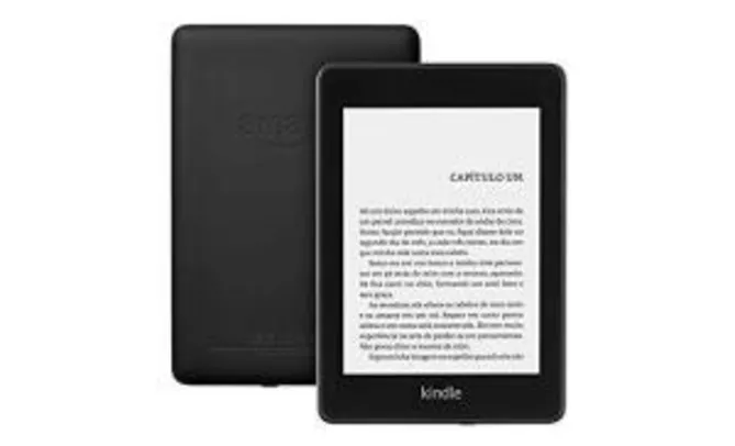 Kindle Paperwhite 8 Gb - Agora à prova d´água e com R$100,00 de desconto.