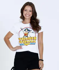 Blusa Feminina Estampa Mulher Maravilha - R$12,99 (PP)