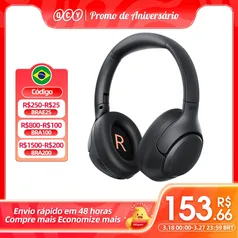 Fone de Ouvido Sem Fio QCY H3 com 43dB, Bluetooth 5.4 e 60 Horas de Bateria