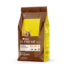 Ração Quatree Supreme para Gatos Castrados Sabor Frango e Batata Doce 10kg