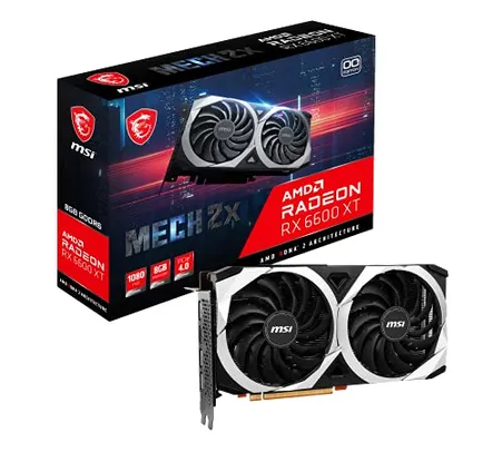 [parcelado] Placa de vídeo Radeon RX 6600 XT MSI MECH 2X OC 8GB GDDR6