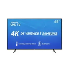 Smart TV LED 65'' UHD 4K Samsung 65RU7100 | R$3.249