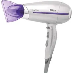 Secador de Cabelo Philco Beauty Glam Cinza - 2000W - R$59