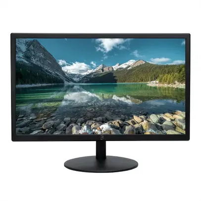 Monitor LED 20 Brazil PC 20WR - 1600x900 - 75Hz - 5ms - Furação Vesa - HDMI e VGA - Preto