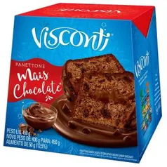 Panettone Mais Chocolate Visconti 450g | R$ 4,80