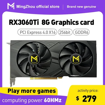 Placa de Vídeo RTX 3060 Ti 8GB MingZhuo