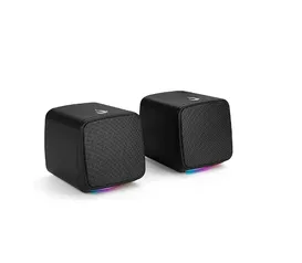 [APP] Caixa de Som Gamer Rise Mode Aura Sound S1, RGB Rainbow, 3W*2, Preto - RM-SP-01-RGB