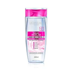 [AME SC R$ 8,39] Água Micelar L'Oréal Paris Solução de Limpeza 5 em 1 - 200ml