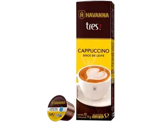 (APP + Cliente ouro + lv4 pg3) Cápsula Cappuccino Doce de Leite Havanna Três Corações c/ 10 | R$ 10