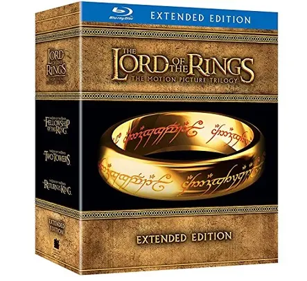 15 discos - The Lord of the Rings: Motion Picture Trilogy Blu-ray